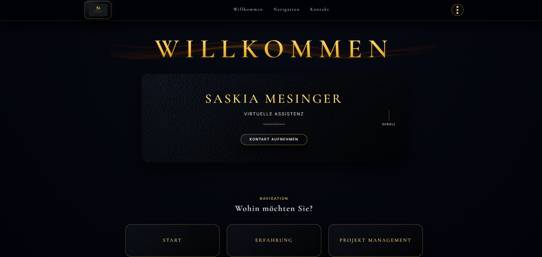 Website Projekt Saskia Mesinger Virtuelle Assistenz