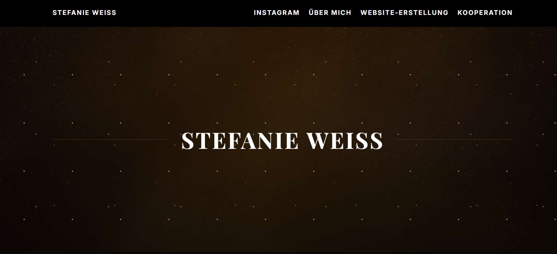 Website Projekt Stefanie Weiss