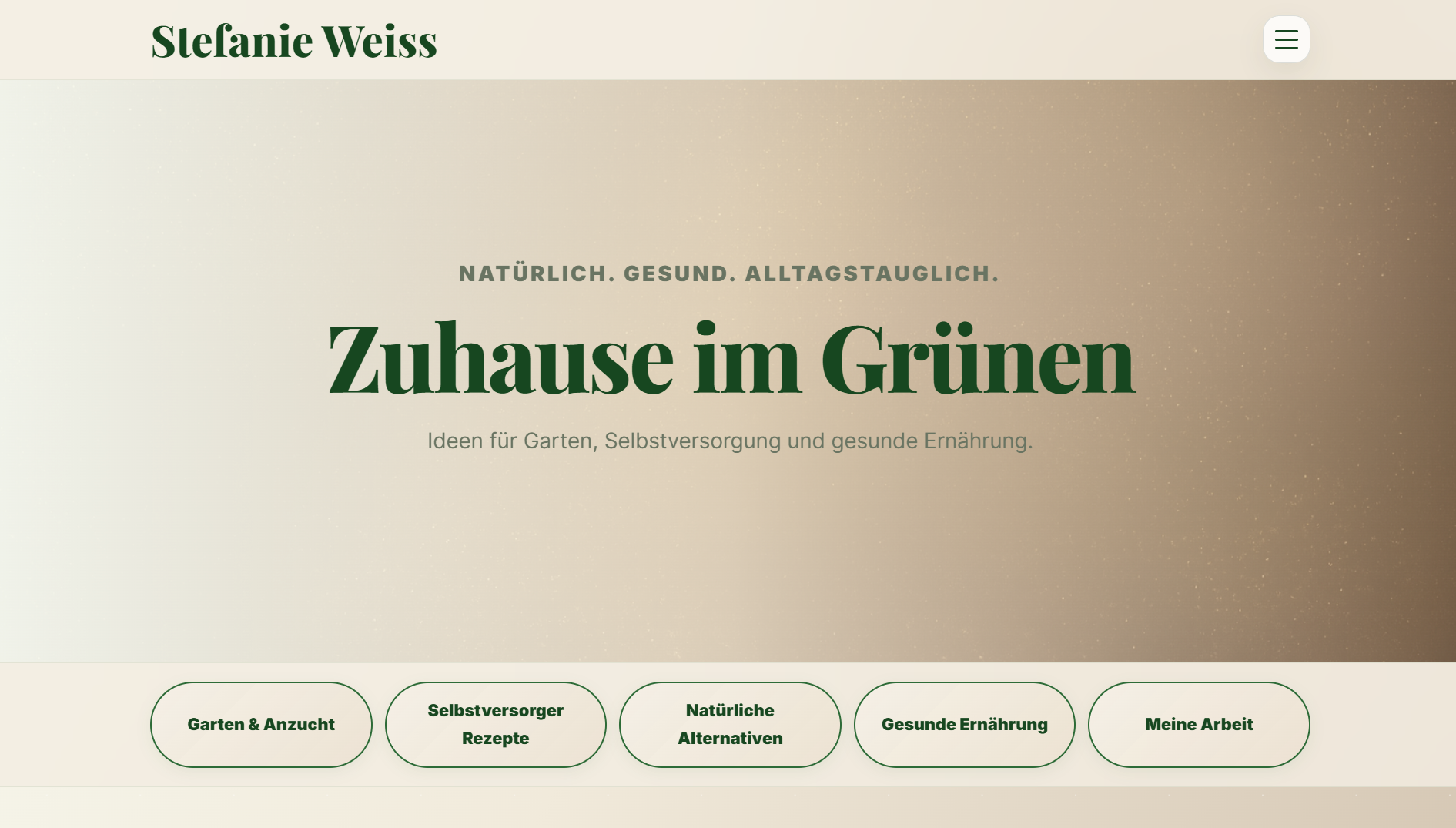 Website Projekt Stefanie Weiss